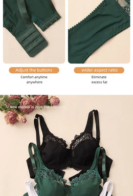 Soutien de Renda Elegante com Aro — Tamanhos Grandes