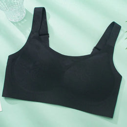Soutien Sem Aros Plus Size com Alças Ajustáveis