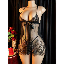 Imagem 4 de Vestido Renda com Amarração Frontal — Tolobasao