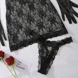 Conjunto de Lingerie em Renda — 2 Peças