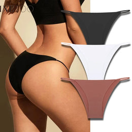 Cuecas Sem Costuras com Efeito Seda — Pack de 3 — Modelo A