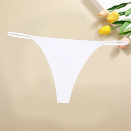 Tanga Sem Costura de Seda de Gelo