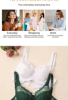 Soutien de Renda Elegante com Aro — Tamanhos Grandes