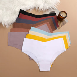 Kit 4 Cuecas de Seda de Gelo Sem Costura