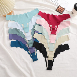 Tangas Sem Costuras com Efeito Seda — Pack de 4 — Modelo A