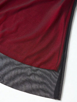 Vestido Longo Plissado com Decote Ombro a Ombro