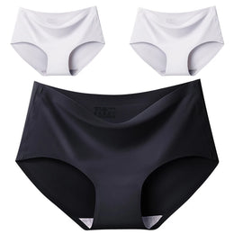 Cuecas Sem Costuras com Efeito Seda — Pack de 3 — Modelo B