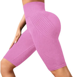 Calções de Yoga de Cintura Alta