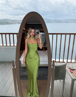 Vestido Comprido sem Alças com Corpete