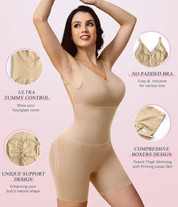 Body Modelador com Corset e Costas Abertas