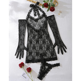 Conjunto de Lingerie em Renda — 2 Peças