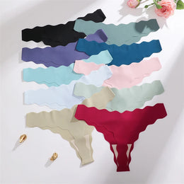 Tangas Sem Costuras com Efeito Seda — Pack de 4 — Modelo A