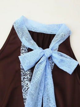 Conjunto de Renda com Blusa e Saia