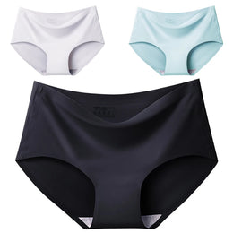 Cuecas Sem Costuras com Efeito Seda — Pack de 3 — Modelo B