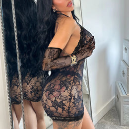 Conjunto de Lingerie em Renda — 2 Peças