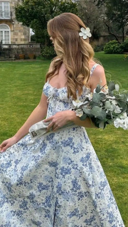 Vestido Midi com Corpete e Atacadores