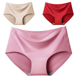 Cuecas Sem Costuras com Efeito Seda — Pack de 3 — Modelo B