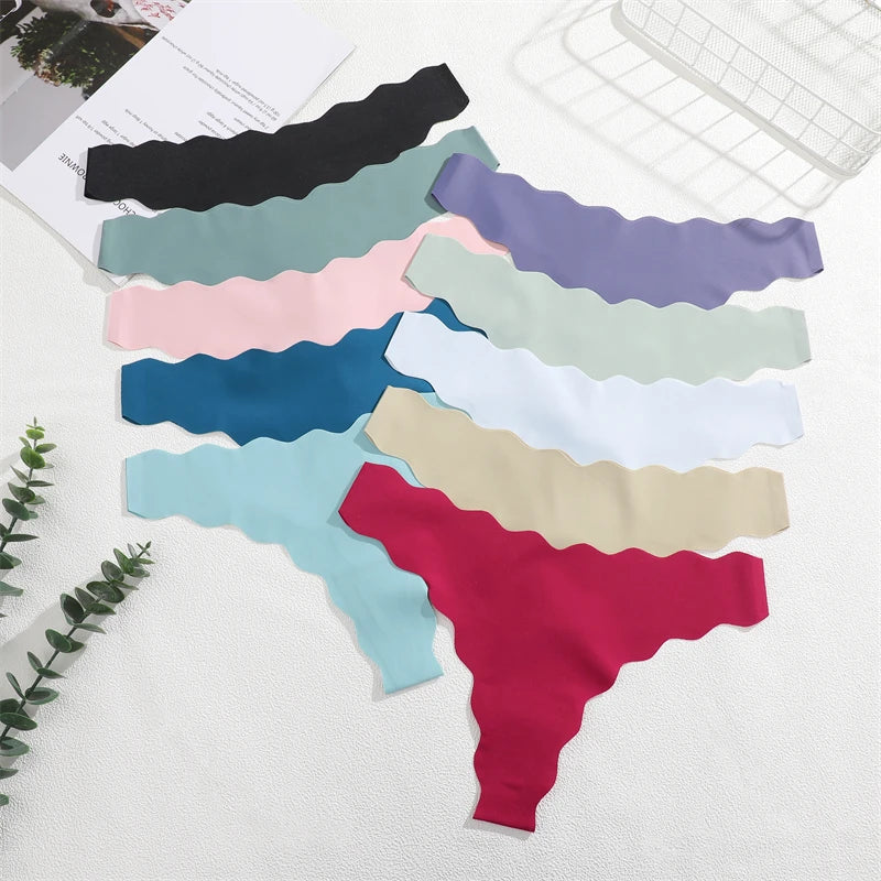 Tangas Sem Costuras com Efeito Seda — Pack de 4 — Modelo A