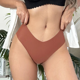 Kit 4 Cuecas de Seda de Gelo Sem Costura