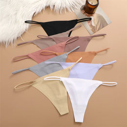 Tangas Sem Costuras com Efeito Seda — Pack de 4 — Modelo B