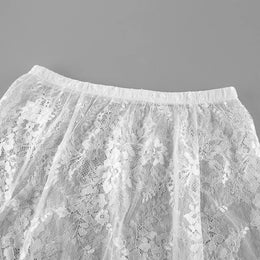 Vestido Comprido de Renda — 2 Peças