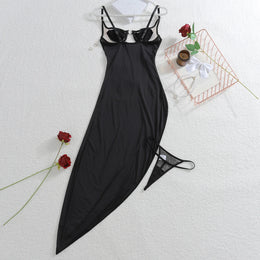 Conjunto de Lingerie com Detalhes Metálicos — 2 Peças