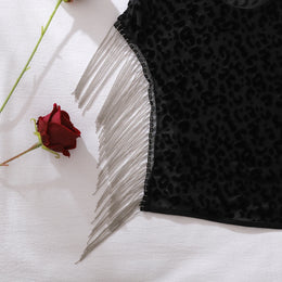Conjunto de Lingerie com Renda e Correntes — 2 Peças