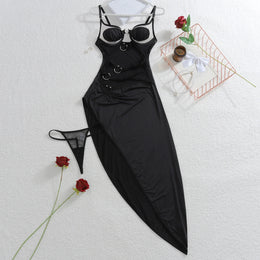 Conjunto de Lingerie com Detalhes Metálicos — 2 Peças