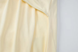 Vestido Comprido com Decote em V e Franzidos