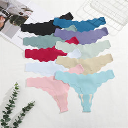 Tangas Sem Costuras com Efeito Seda — Pack de 4 — Modelo A
