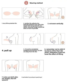 Soutien Push-Up Autoadesivo e Invisível
