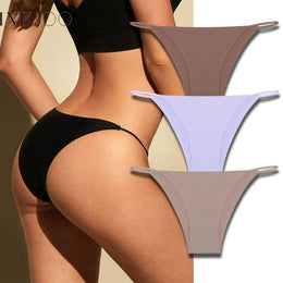 Cuecas Sem Costuras com Efeito Seda — Pack de 3 — Modelo A