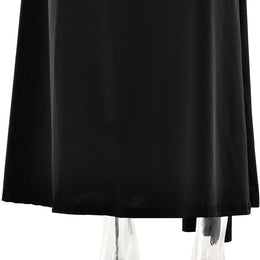 Vestido Comprido de Um Ombro com Costas Descobertas