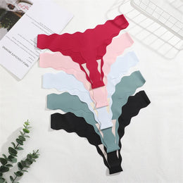 Tangas Sem Costuras com Efeito Seda — Pack de 4 — Modelo A