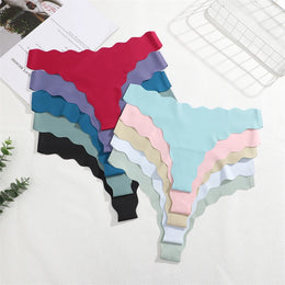 Tangas Sem Costuras com Efeito Seda — Pack de 4 — Modelo A