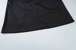 Vestido Comprido de Cetim com Laço e Costas Descobertas