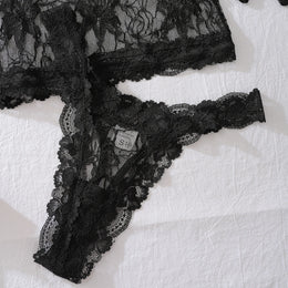 Conjunto de Lingerie em Renda — 2 Peças