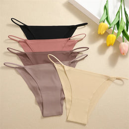 Cuecas Sem Costuras com Efeito Seda — Pack de 3 — Modelo A