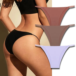 Cuecas Sem Costuras com Efeito Seda — Pack de 3 — Modelo A