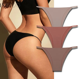 Cuecas Sem Costuras com Efeito Seda — Pack de 3 — Modelo A