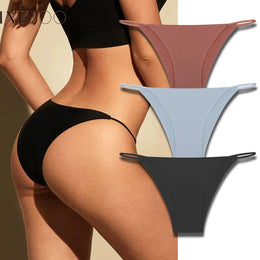 Cuecas Sem Costuras com Efeito Seda — Pack de 3 — Modelo A