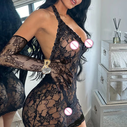 Conjunto de Lingerie em Renda — 2 Peças