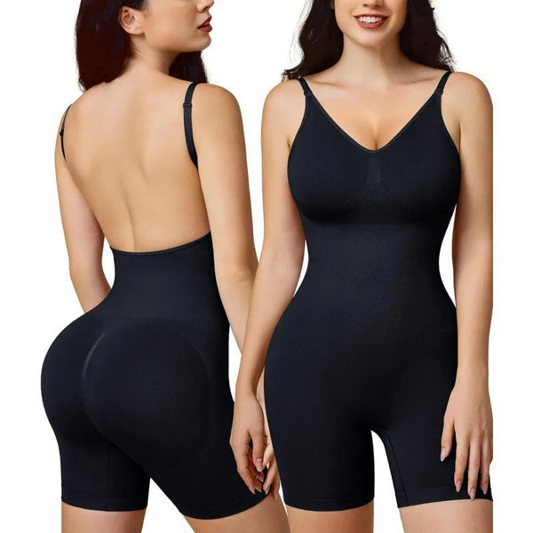 Body Modelador com Corset e Costas Abertas