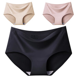 Cuecas Sem Costuras com Efeito Seda — Pack de 3 — Modelo B