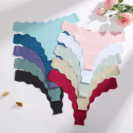 Tangas Sem Costuras com Efeito Seda — Pack de 4 — Modelo A