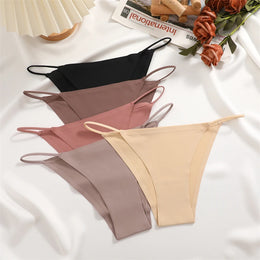 Cuecas Sem Costuras com Efeito Seda — Pack de 3 — Modelo A