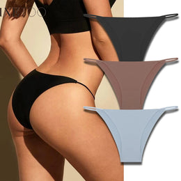Cuecas Sem Costuras com Efeito Seda — Pack de 3 — Modelo A