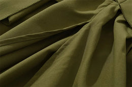 Vestido Comprido com Corpete, Laço e Fenda