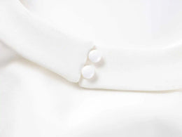 Vestido Longo Branco com Decote Halter e Renda