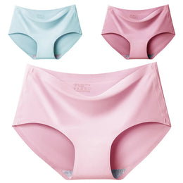 Cuecas Sem Costuras com Efeito Seda — Pack de 3 — Modelo B